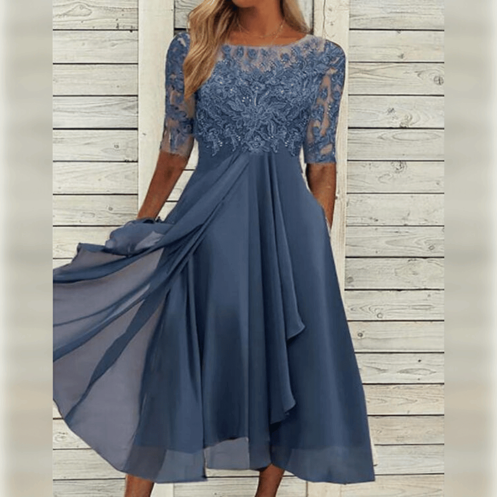 Rosebelle | Hochzeitsgast Kleid Elegante | Midi