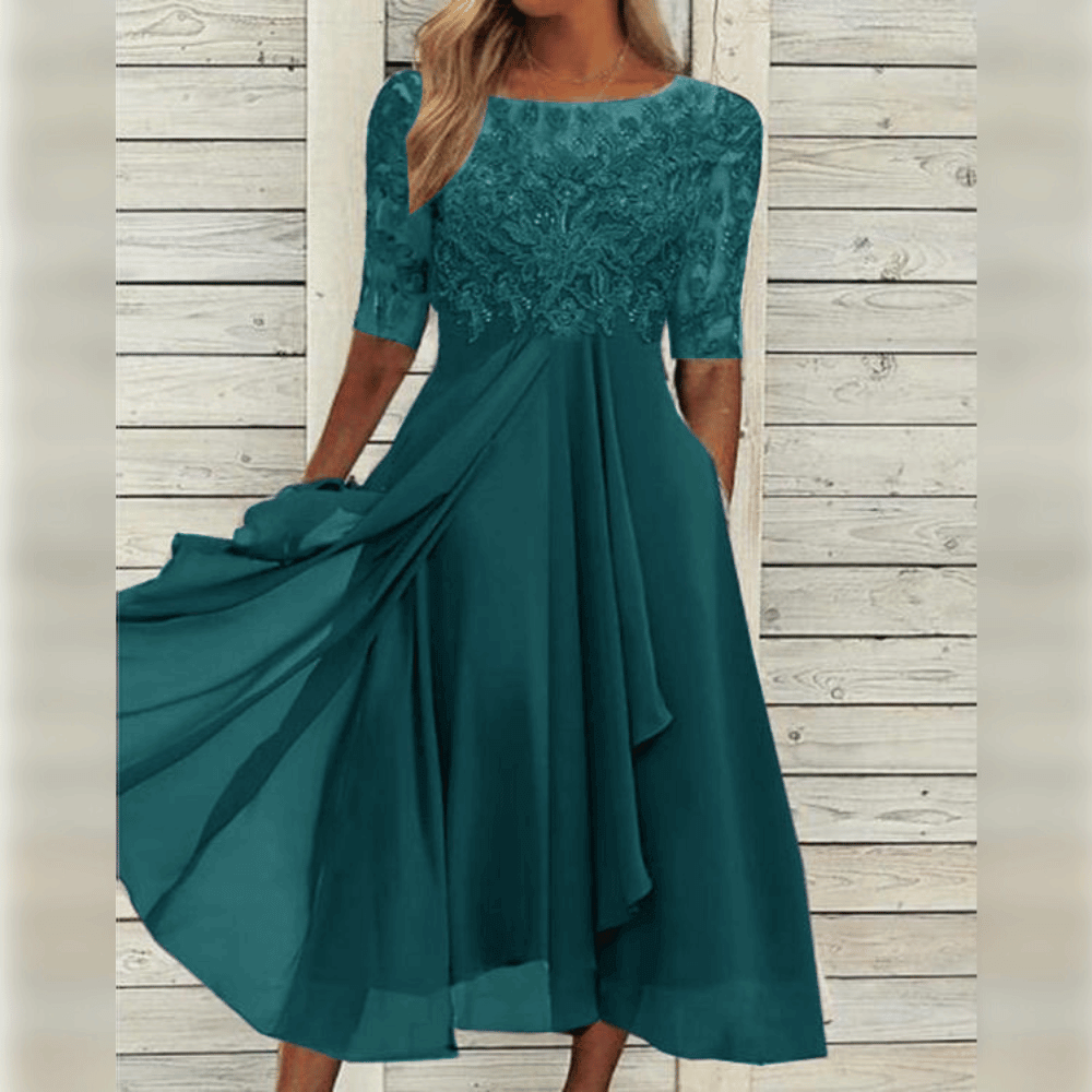 Rosebelle | Hochzeitsgast Kleid Elegante | Midi