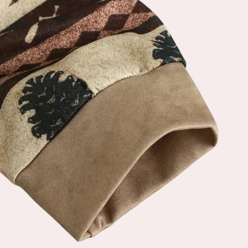 Lantist | Herren Braun Hoodie | Kapuzenpullover