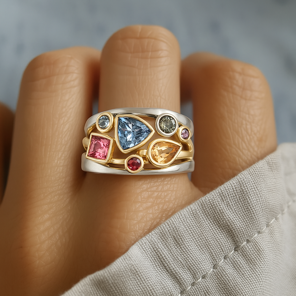 Bunter Vintage-Ring