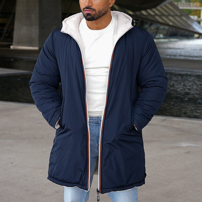 Renato | Dual Color Reversible Warme Jacke für Männer