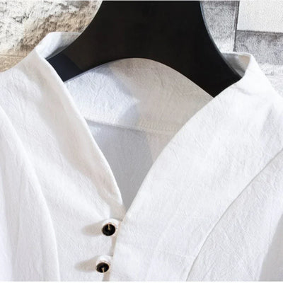 MARCELO™ | SOMMERLICHES LEINENHEMD UND HOSE