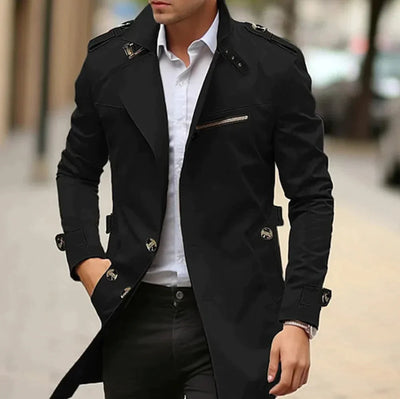 Falk | Zeitloser wasserabweisender Trenchcoat Herrenmantel