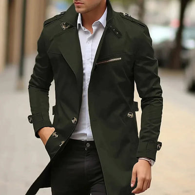 Falk | Zeitloser wasserabweisender Trenchcoat Herrenmantel