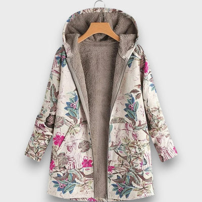 Arvienne – Fleecejacke mit Blumenmuster