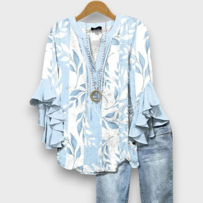 Lunelle – Tagesbluse mit Blumenprint