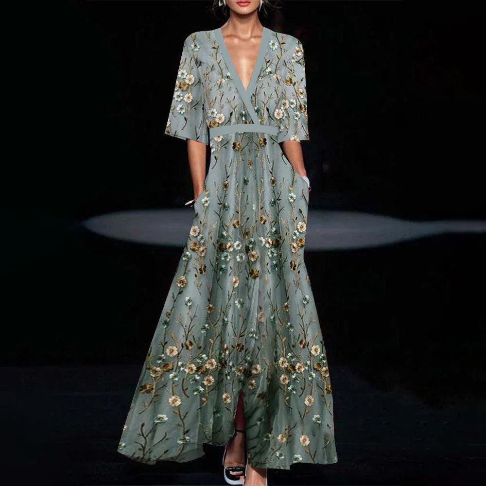 Alissa | Italienische Kleid | Maxi