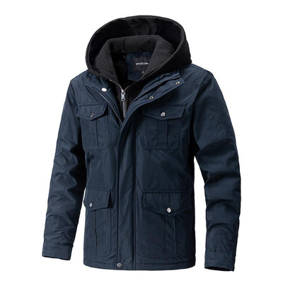 Herren Kapuzenjacke mit mehreren Taschen