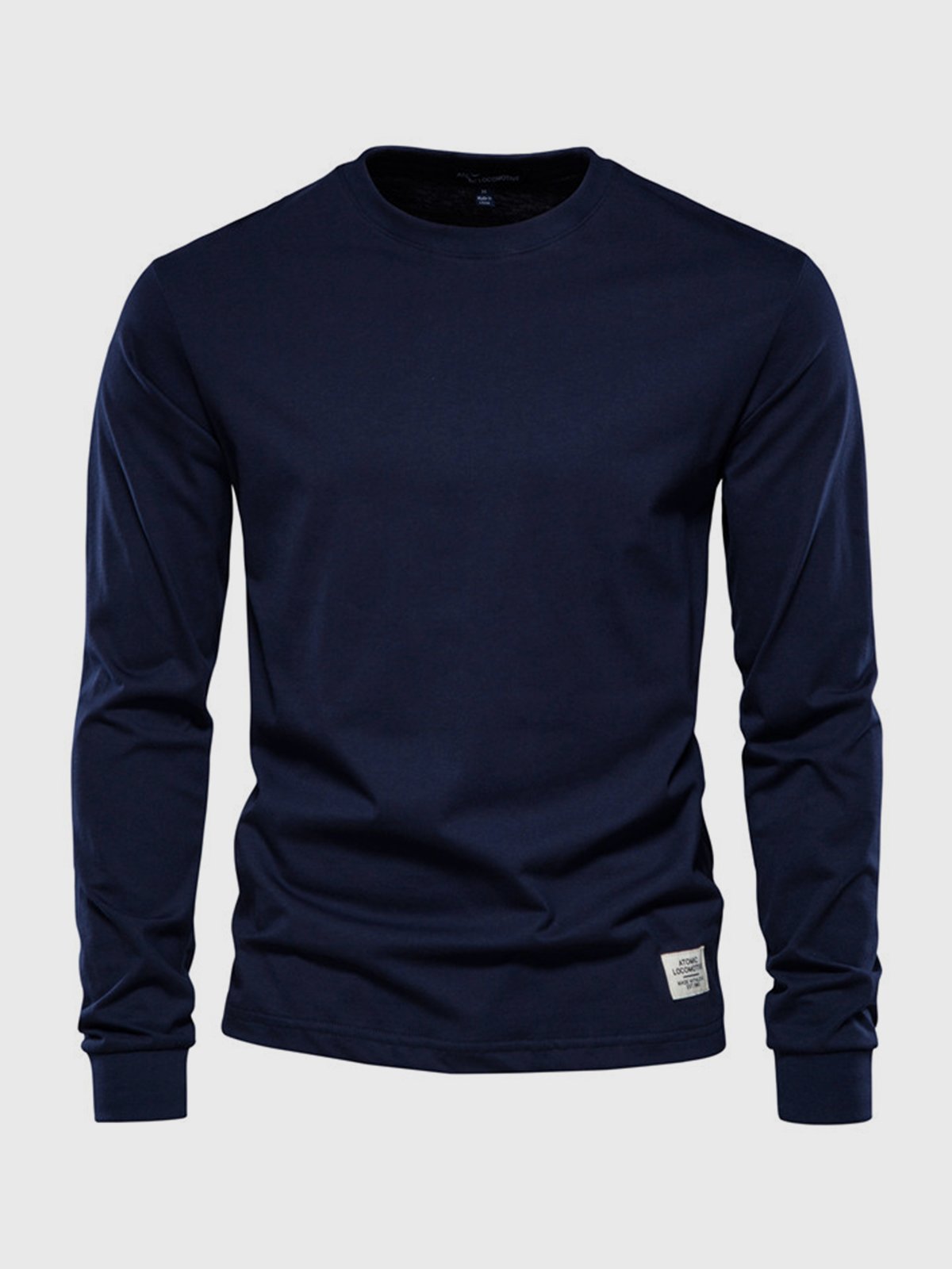 Pullover Herren Langarmshirt Rundhals | Basic Style