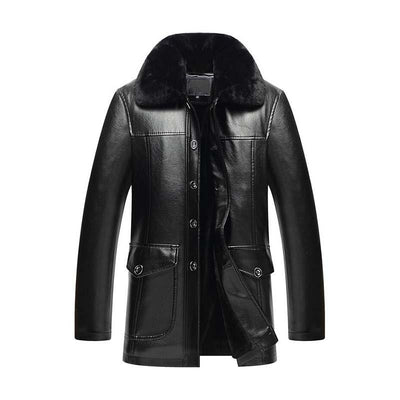 Herren-Langjacke mit Kragen