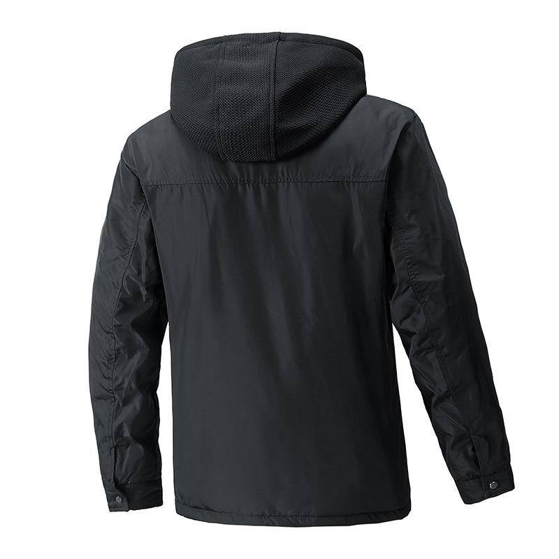 Herren Kapuzenjacke mit mehreren Taschen