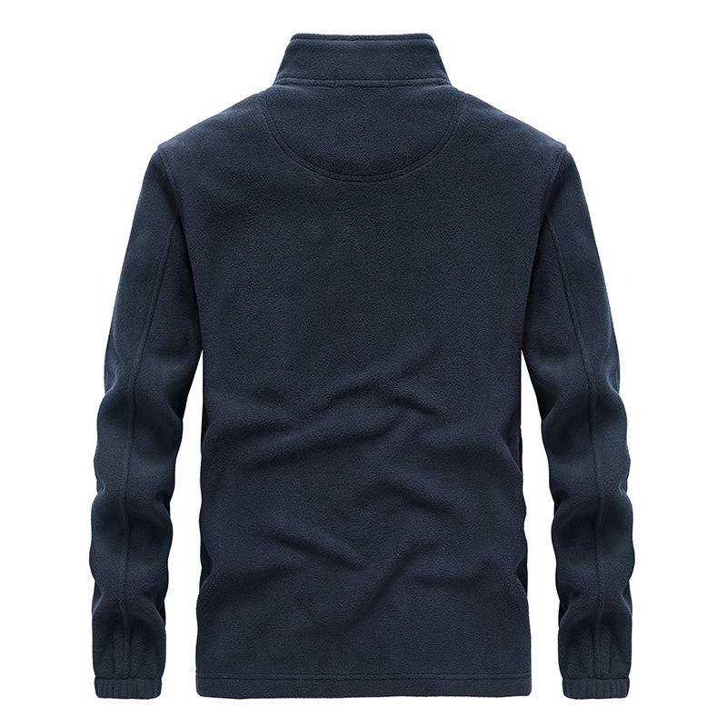 Warme Herrenjacke mit Stehkragen