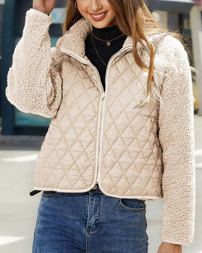 Flore | Gemütliche Plüsch-Jacke mit Reißverschluss für Frauen