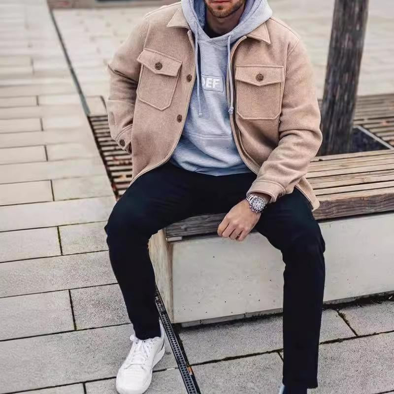 Herren-Jacke mit Brusttaschen