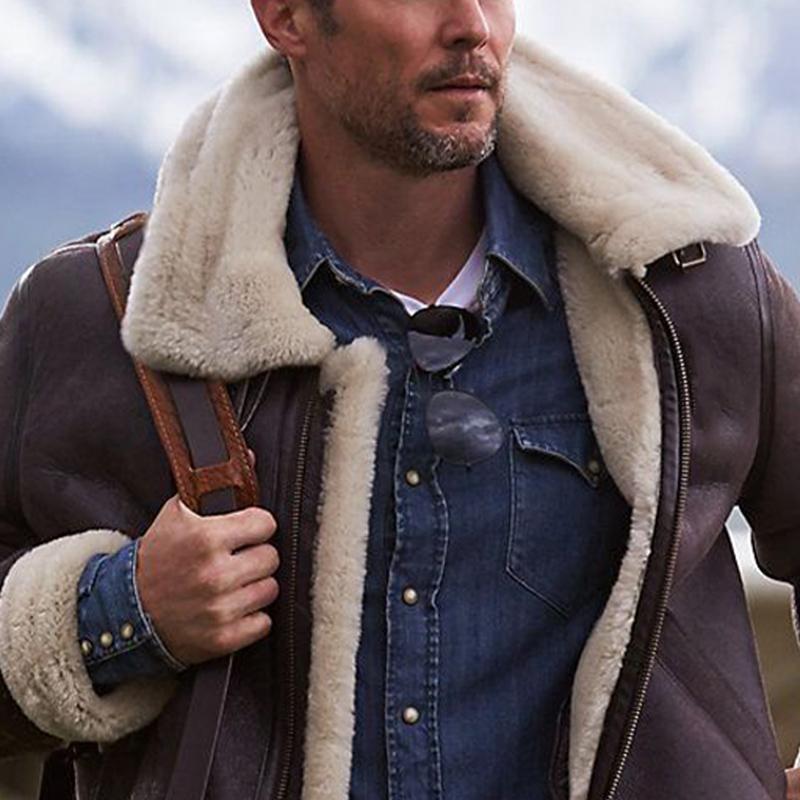 Herren Reißverschlussjacke mit Revers