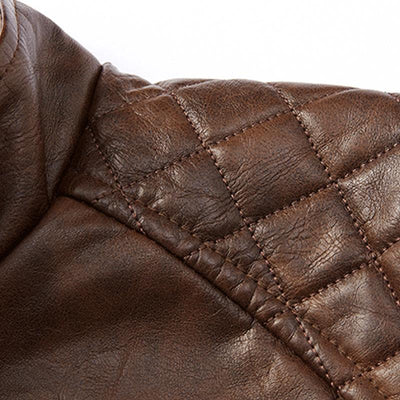 Vintage-Herrenjacke mit Reißverschlusstaschen