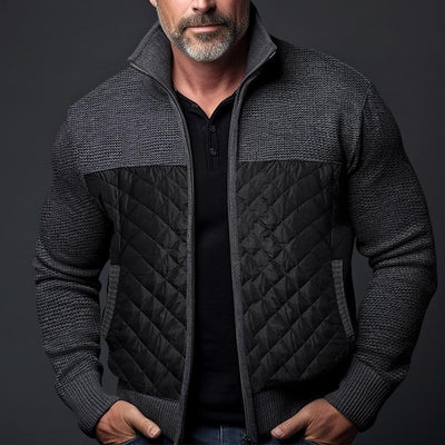 Herren Steppjacke mit Stehkragen