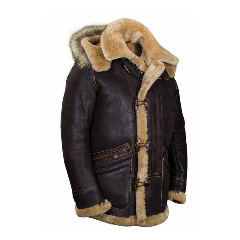 Herren Winterjacke mit Reißverschlusstaschen