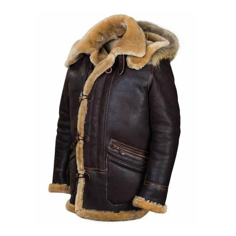 Herren Winterjacke mit Reißverschlusstaschen