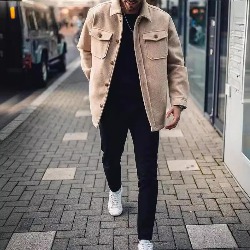 Herren-Jacke mit Brusttaschen