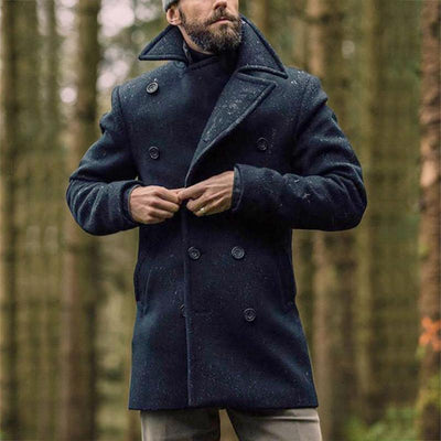 Herren Zweireiher-Mantel