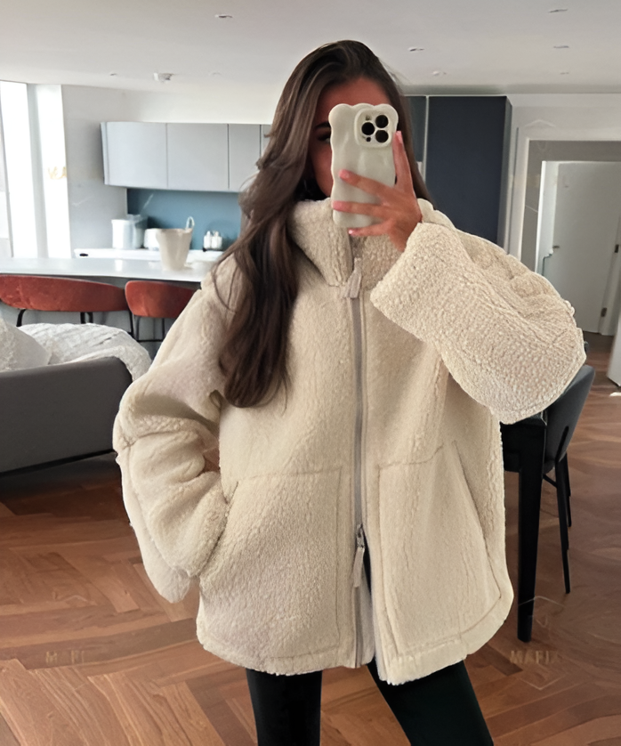 EMILIO™- ELEGANZ WARME TEDDY JACKE