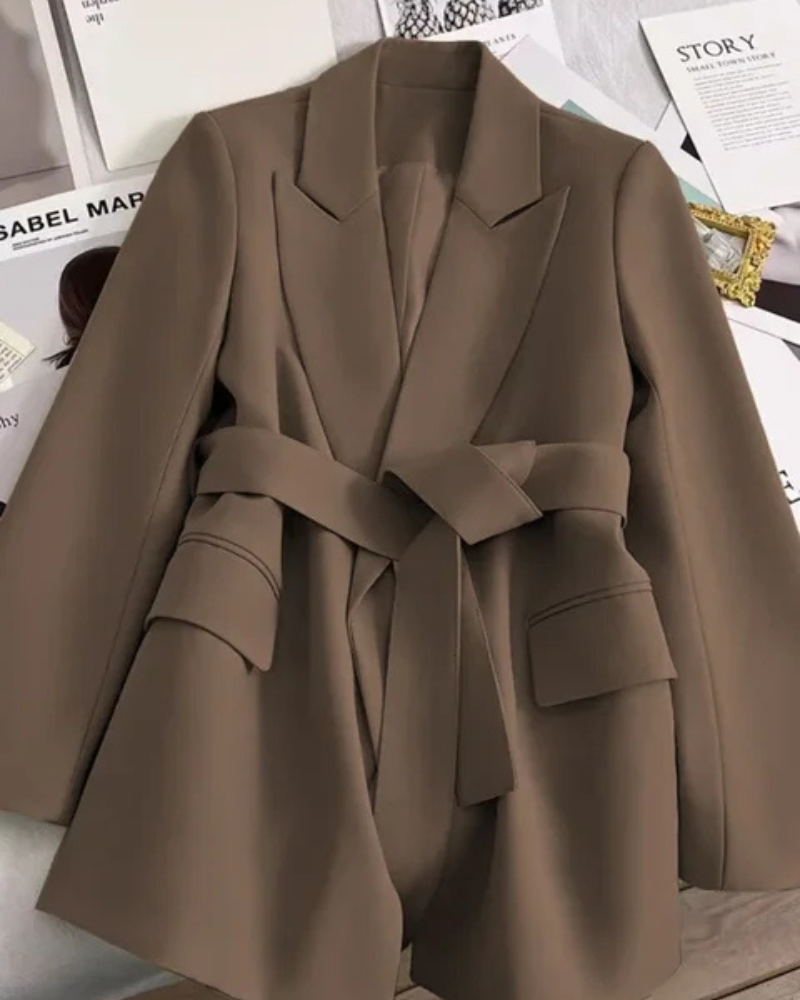 Kinsley | Damen Klassisch Trenchcoat | Schwarz Jacke