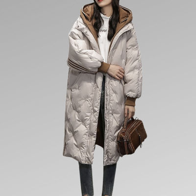 Klassische lange Winterjacke für Frauen - Natascha