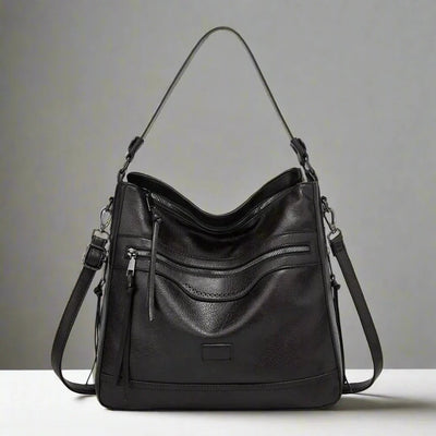 Klassische Retro-Ledertasche für Frauen - Vanessa