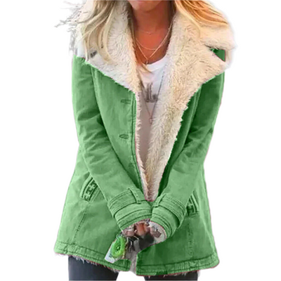 Klassische warme Winterjacke für Frauen - Helga