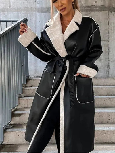 Klassischer langer Trenchcoat für Damen - Lorina