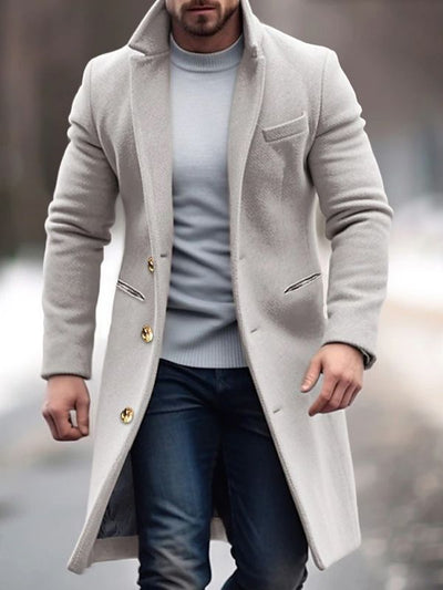 Eleganter Wintermantel aus Wolle - Edric