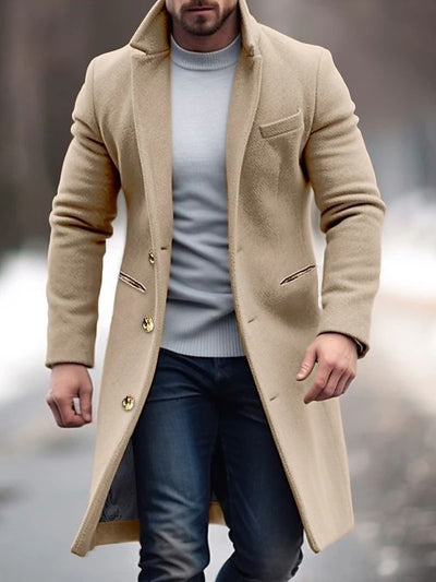 Eleganter Wintermantel aus Wolle - Edric