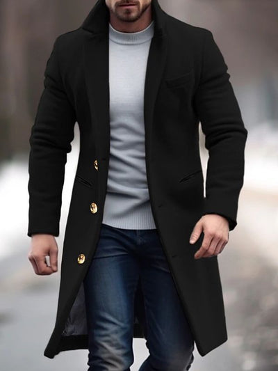 Eleganter Wintermantel aus Wolle - Edric