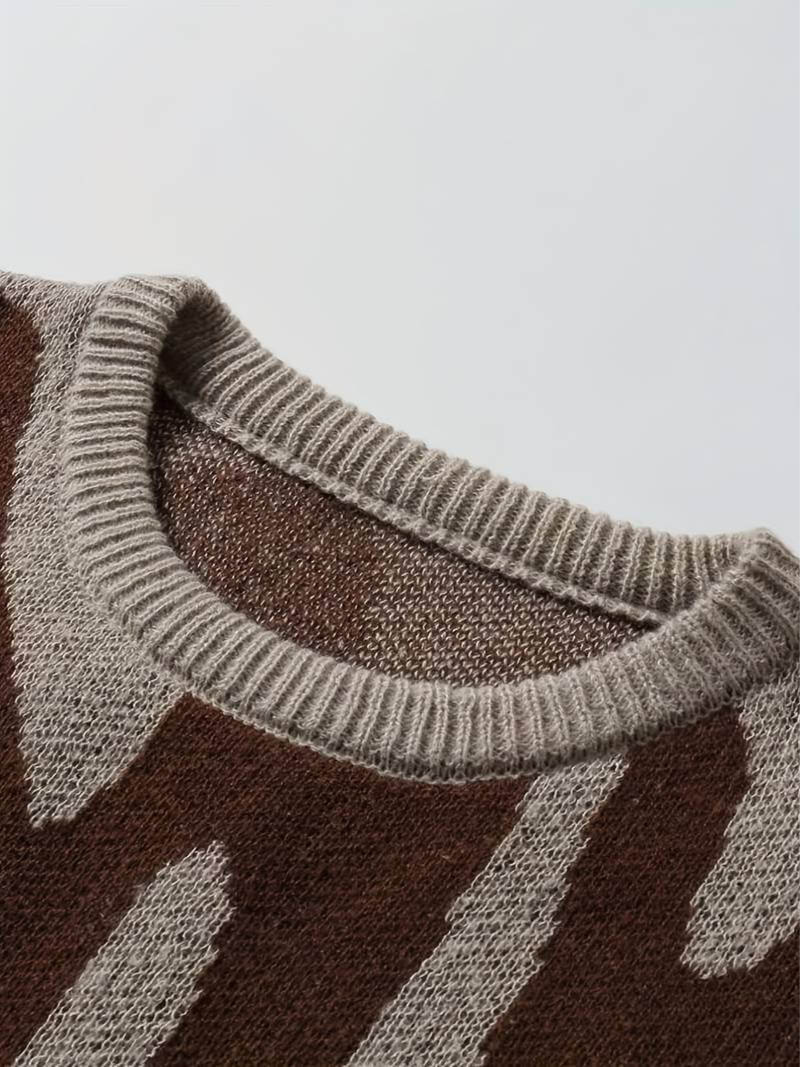 Hank | Herren Schwarzer Pullover | Oversized Sweater