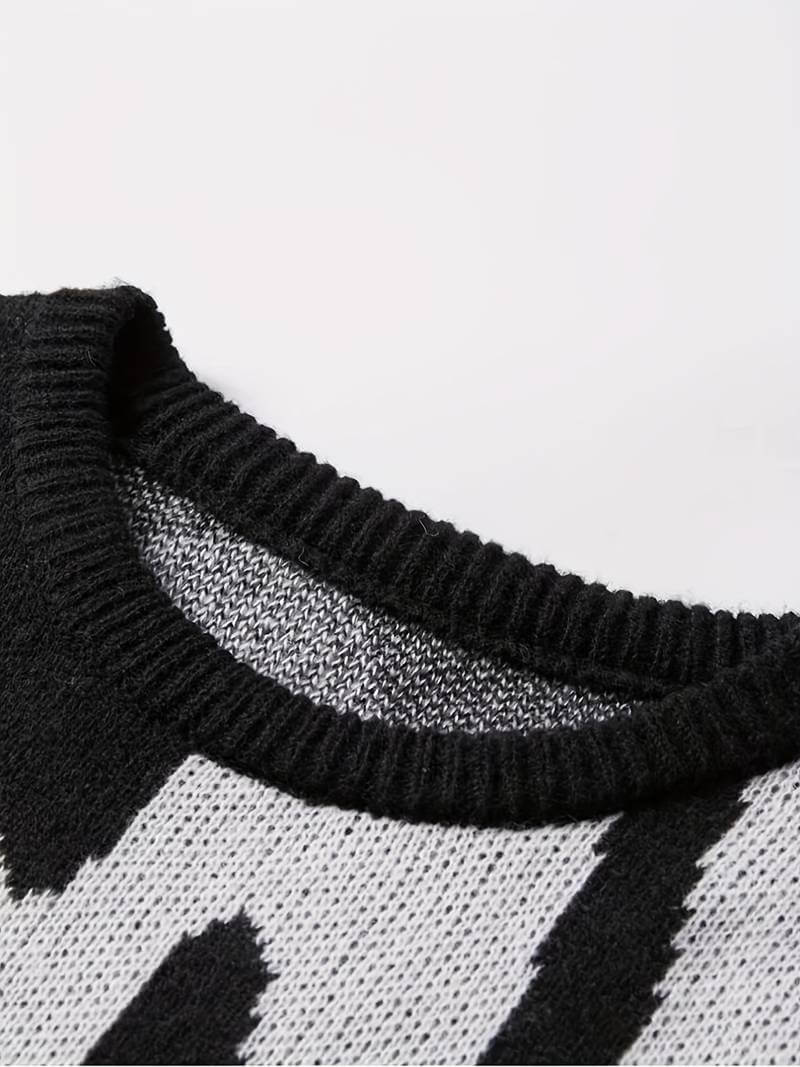 Hank | Herren Schwarzer Pullover | Oversized Sweater