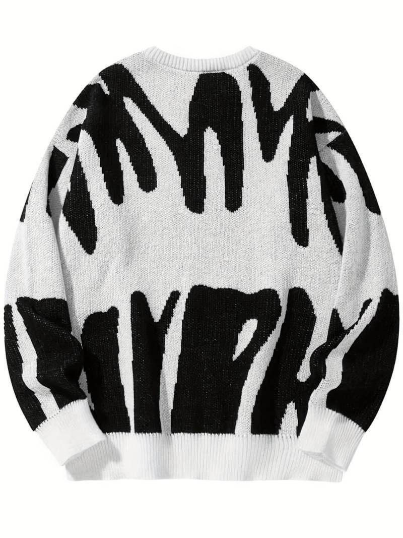 Hank | Herren Schwarzer Pullover | Oversized Sweater