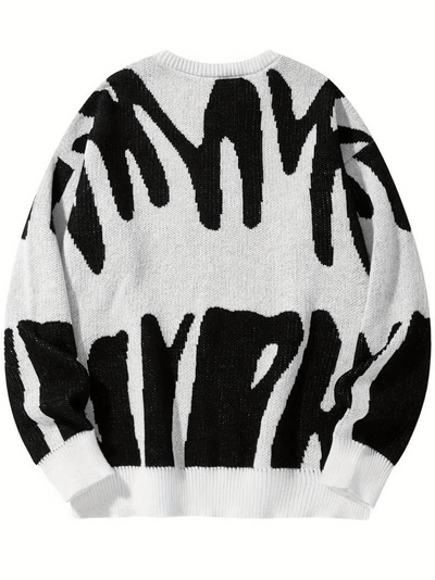 Hank | Herren Schwarzer Pullover | Oversized Sweater