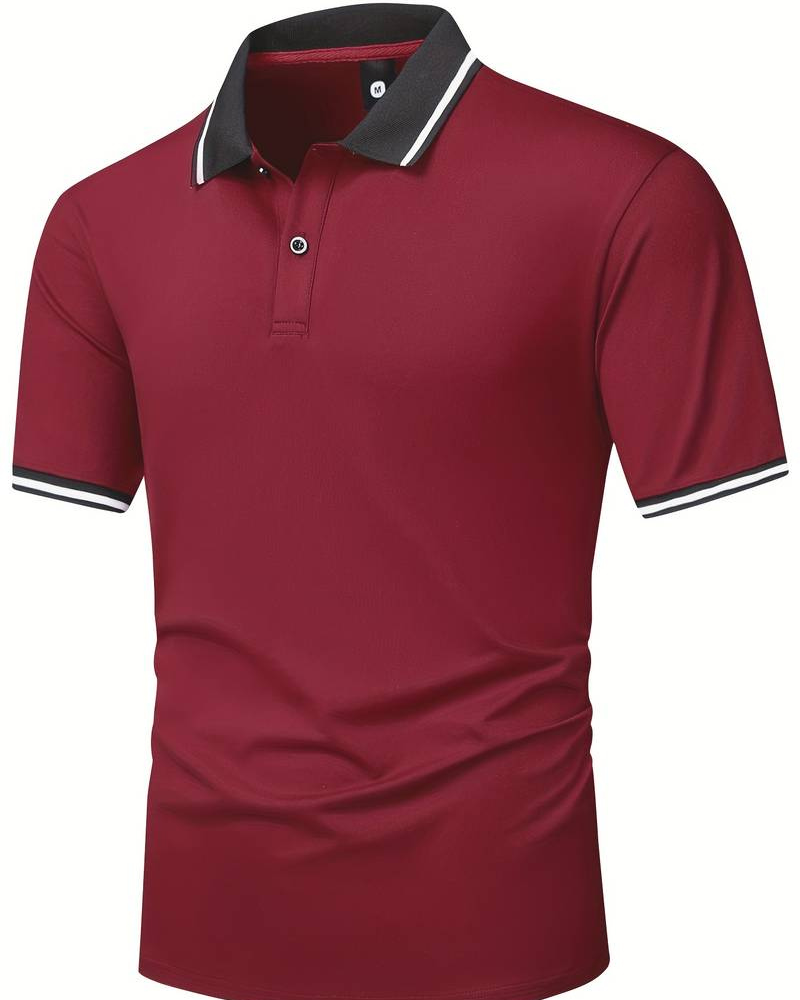 Ogie | Herren Kurzarm Poloshirt | Schwarz