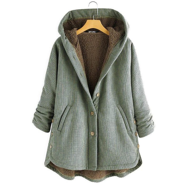Plüsch-Kapuzenpullover für Frauen - Julianna