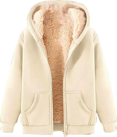 Kuscheliger Fleece-Kapuzenpullover für Frauen - Tamara