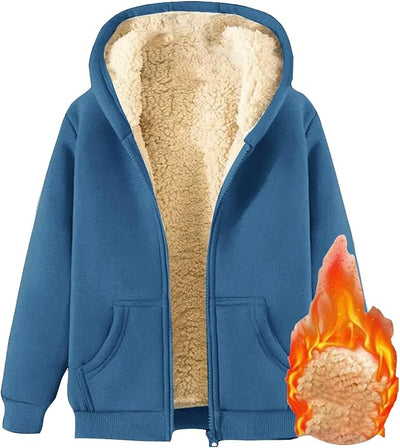 Kuscheliger Fleece-Kapuzenpullover für Frauen - Tamara