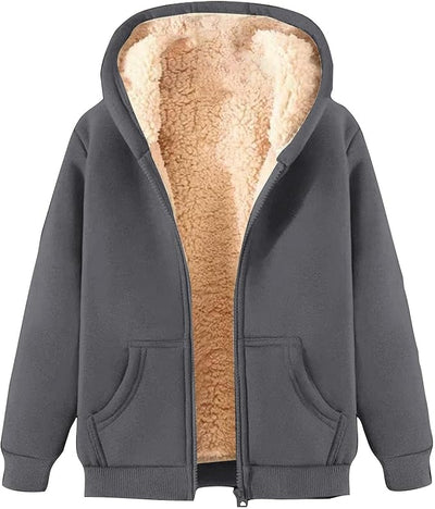 Kuscheliger Fleece-Kapuzenpullover für Frauen - Tamara