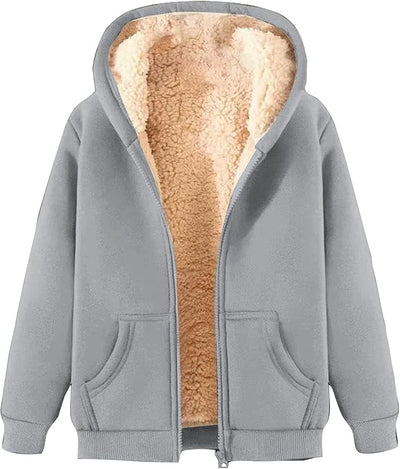Kuscheliger Fleece-Kapuzenpullover für Frauen - Tamara