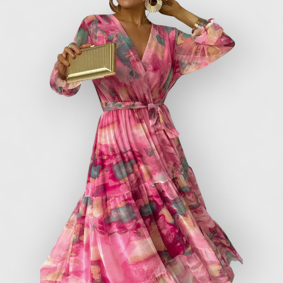 Vienna | Blumen Maxikleid