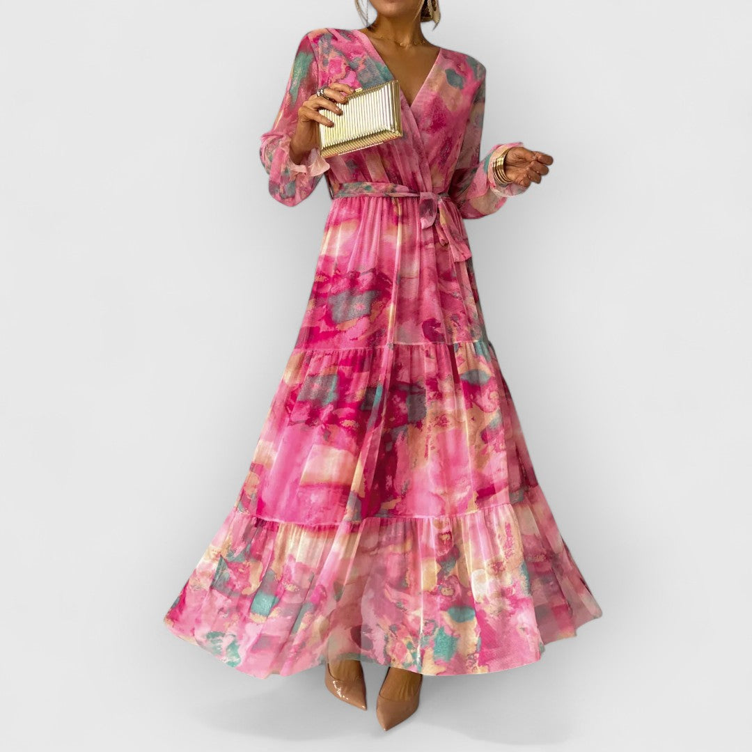 Vienna | Blumen Maxikleid