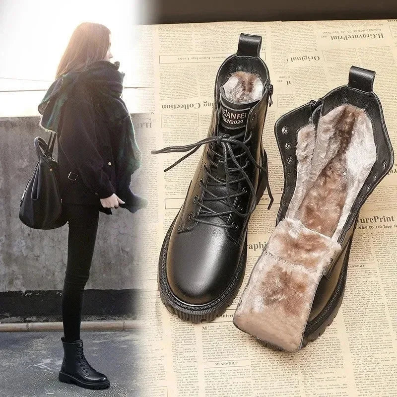 Elegante Winterstiefel in Lederoptik – Stil und Wärme für kalte Tage