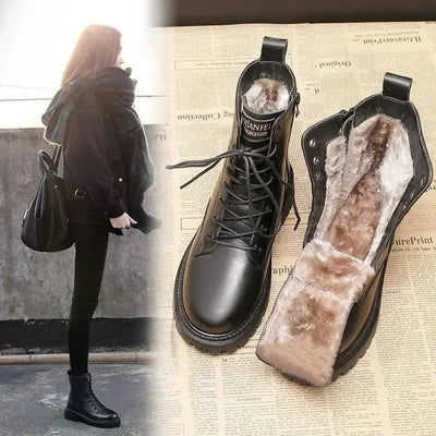 Elegante Winterstiefel in Lederoptik – Stil und Wärme für kalte Tage