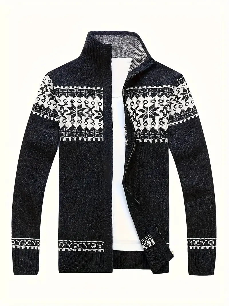 Lässige skandinavische Strickjacke - Ulrich