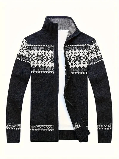 Lässige skandinavische Strickjacke - Ulrich